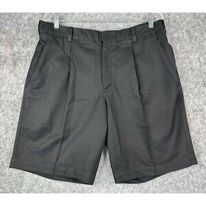 Nike Golf Performance Shorts Men's Size 36 Black Pleated Stretch